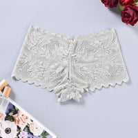 Mid-waist Lace Hollow-out Breathable Women's Underwear