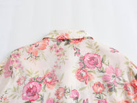 Women's Casual All-match Flower Print Shirt