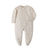 Baby Bodysuit Long Sleeve Zipper Wrapped Hip Hopper Creeper