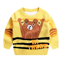 Children's Autumn And Winter New Double-layer Cotton Sweater