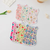Printed Cartoon Cute Puppy's Vest Clothes