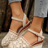 Women's Outerwear Hemp Rope Lace Casual Sandals