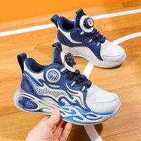 Childrens Sports Shoes With A Rotating Buckle For Spring And Autumn