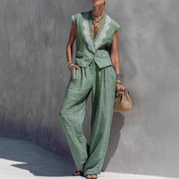Vest Top And Trousers Womens Outfit