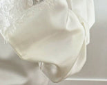 Casual Solid Color Lace Patchwork Top