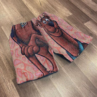 Geometric 3D Digital Printing Shorts