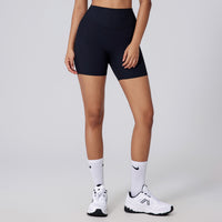 Peach Pleated Hip Raise Yoga Pants High Waist