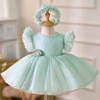 Mint Green European And American Girls Birthday Party Pettiskirt