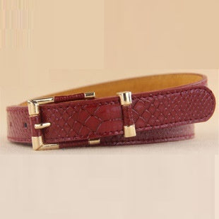 Fashionable Rose Gold Bag Buckle Belt