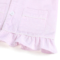 Children's Pajama Set Thin Seersucker
