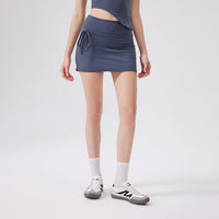 Women's Simple A- Line High Waist Running Sports Skirt