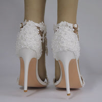 Tassel Sandals White Word Buckle Shoes Fashion