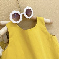 Vest Top Polka Dot Bloomers Two-piece Cotton