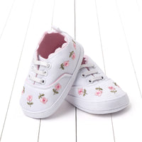 Spring And Autumn Soft Bottom Lace Embroidered Baby Shoes