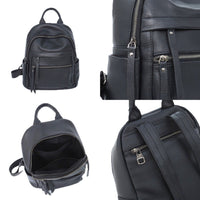 Women's Backpack Large Capacity New Fashionable And Easy-to-match Soft Leather