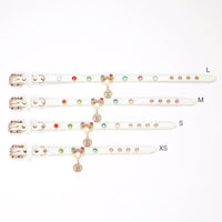 Pet Collar Cat Band With Diamond Alloy Bow