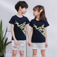 Short sleeved round neck T-shirt