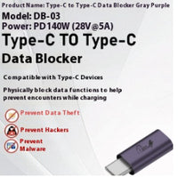 Notebook Phone Data Shielding USB Male To Type-C Female Adapter