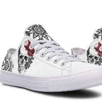 Fashion Printed Couple High Top Canvas Shoes