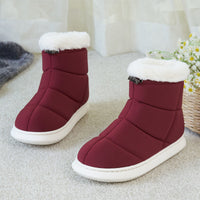 Down High-top Cotton Slippers For Men And Women