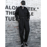 Men's Loose Retro Overalls Jumpsuit