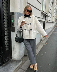 Retro Chenille Wool Women's Young Chenille Coat Coat