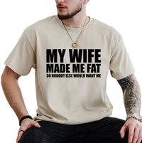 Men's Creative English Letter Print T-Shirt