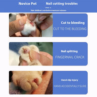 Pet Round Hole Limit Anti-shear Blood Line Cat Nail Scissors