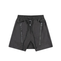 Zipper Design Sense Harem Shorts Loose Men