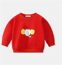 Spring And Autumn Artificial Color Cotton Children's Sweater