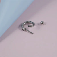 European And American Retro Octopus Tentacle Ear Bone Stud Labret
