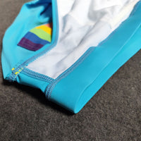 Men's Fashion Rainbow Element Swim Trunks