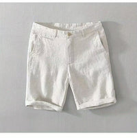 Men's Casual Solid Color Fifth Pants Breathable Shorts