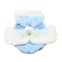 Angel wings ball ball flannel coat