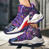 Men's White High Top Basketball Shoes