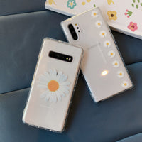 Daisy transparent mobile phone case