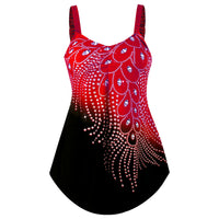 Swimsuit Women's One-piece Skirt 5XL 200 Catties