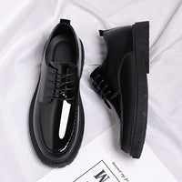 New-style Casual Leather Shoes For Men With A Polished Finish