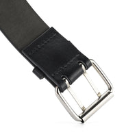 Punk Double Row Pin Buckle Denim Five-star All-match Men's Leather Belt