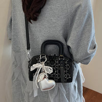 Korean-style Minimalist Versatile Niche Cylindrical Tote Bag