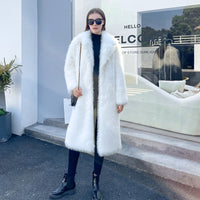 Women's Fashion Over The Knee Suit Coat Overcoat