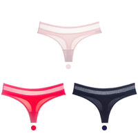 Cotton low-rise seamless women's briefs