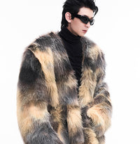 Autumn And Winter Light Luxury Mink-like Chic Overcoat