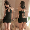 Women's Nightdress With Cross Strap Backless Dress