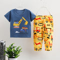 Thin Home Service Suit Short Sleeve Trousers Combination