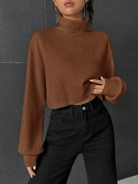 Stylish Casual Long-sleeve Solid-color Stand-up Collar