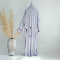 Middle East Dubai Turkey Solid Color Dress Leisure