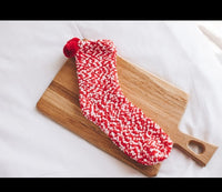 Cute Winter Hair Circle Christmas Socks