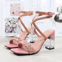 Women's Summer Chain High Heel Fashion Large Size Sandals