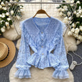Versatile Single-Breasted Slimming Long-Sleeve Shirt